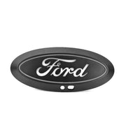 Luminix Ford Led Grille Emblems-Ford F-150 Front Emblem - Without camera cutout - Bar style grille (Not equipped with style pckg).  Luminix Ford Led Grille Emblems-Ford F-150 Front Emblem - With & Without camera cutout