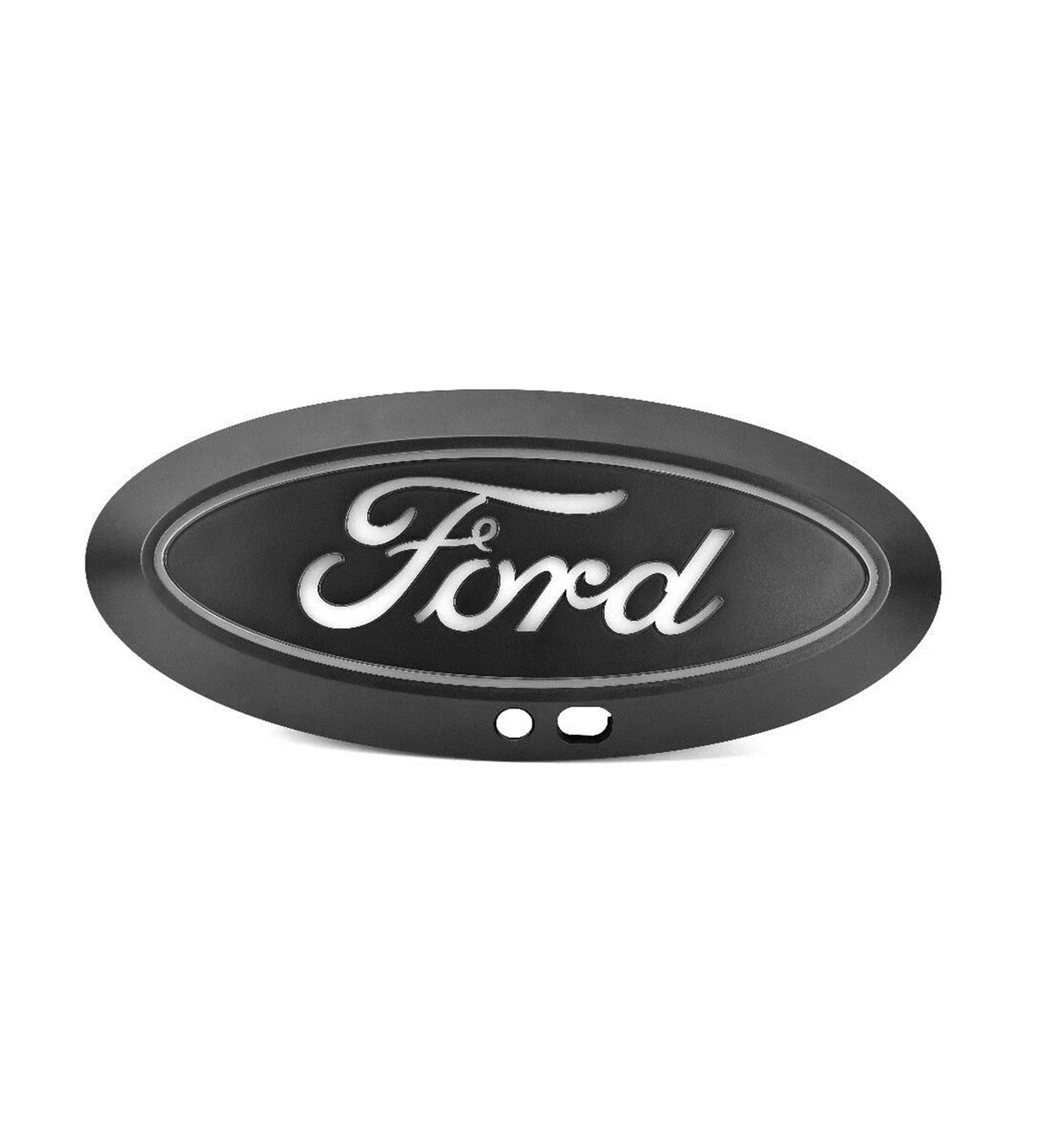 Luminix Ford Led Grille Emblems-Ford F-150 Front Emblem - Without camera cutout - Bar style grille (Not equipped with style pckg).  Luminix Ford Led Grille Emblems-Ford F-150 Front Emblem - With & Without camera cutout