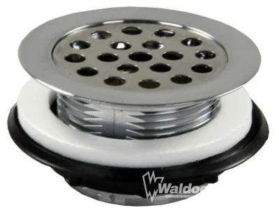 JR Products 95175 Shower Strainer with Grid - Chrome