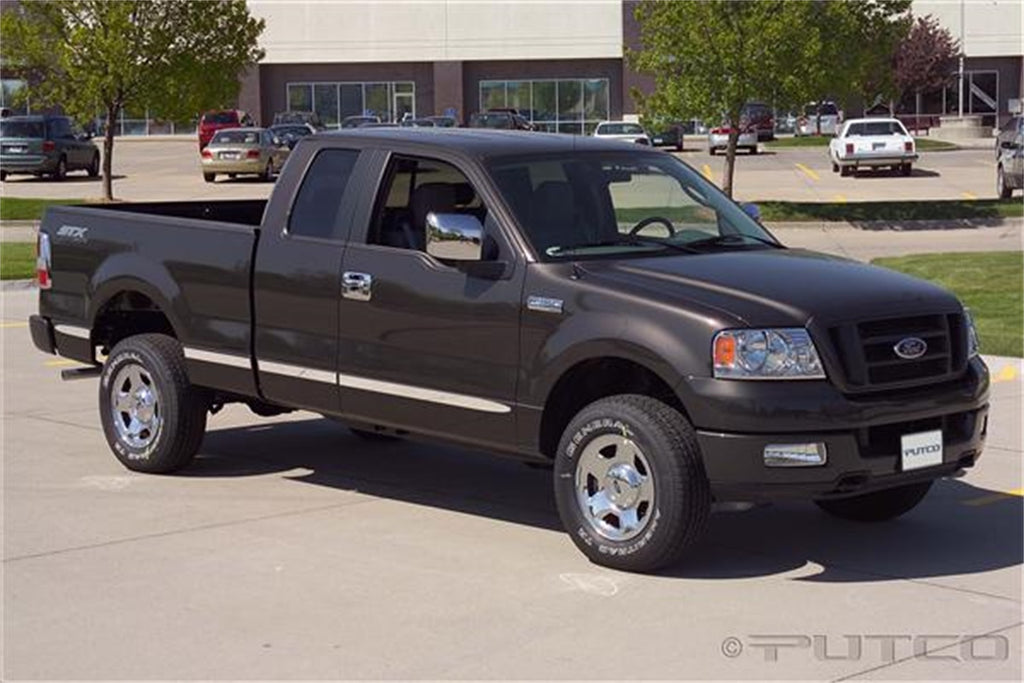 Body Side Molding-Ford F-150 Super Cab 6' Box (w/o flares) - Billet aluminum