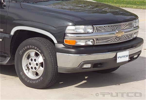 Stainless Steel Fender Trim-Chevrolet CK / Silverado (includes Sportside) - Half W/O Flares Stainless Steel Fender Trim-Chevrolet Suburban - Half W/O Flares Stainless Steel Fender Trim-Chevrolet Tahoe
