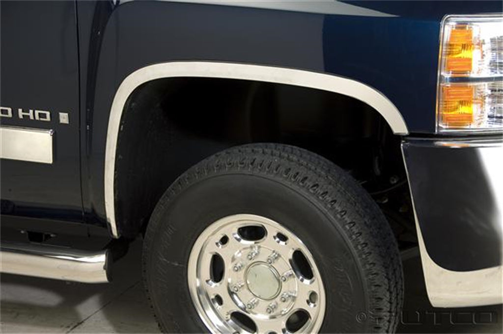 Stainless Steel Fender Trim-Chevrolet Silverado HD - Full (Does not fit Dually) Stainless Steel Fender Trim-Chevrolet Silverado LD/HD - Full (Does not fit Dually)