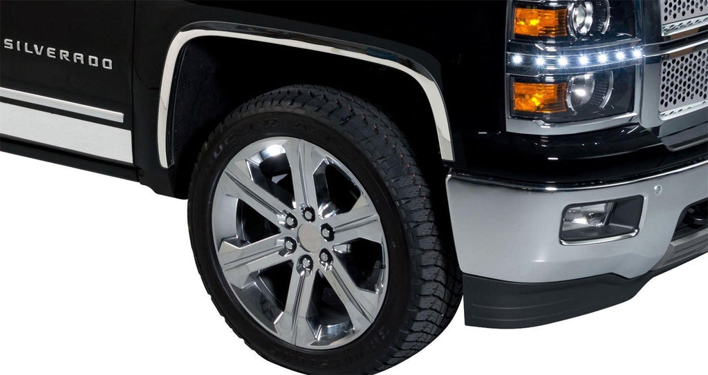 GM Stainless Steel Fender Trim-Chevrolet Silverado LD - Fender Trim