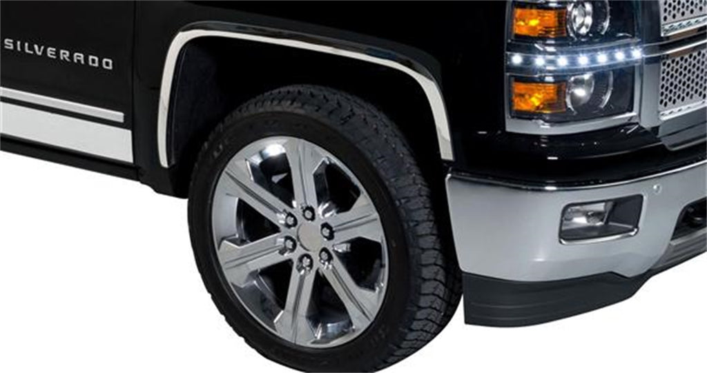 Stainless Steel Fender Trim-Chevrolet Silverado LD - Full