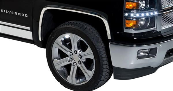 Stainless Steel Fender Trim-Chevrolet Silverado LD - Full
