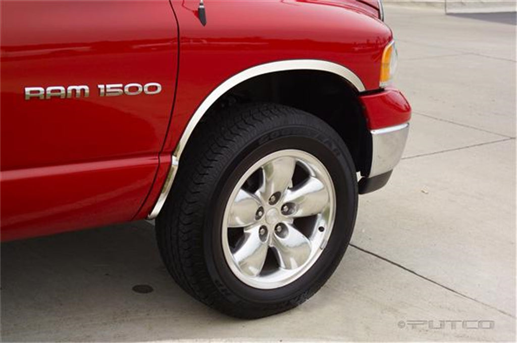 Stainless Steel Fender Trim-RAM 1500 - Full Stainless Steel Fender Trim-RAM 2500/3500 - Full