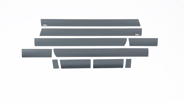 Black Platinum Rocker Panels  -GMC Sierra LD - Crew Cab - 5.5" Bed (10 pcs)