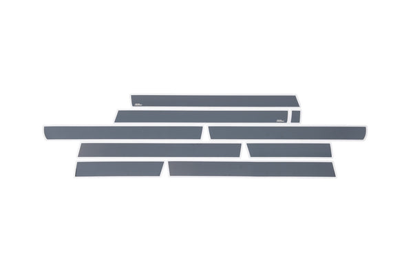 Black Platinum Rocker Panels  -GMC Sierra LD - Crew Cab - 6.5" Bed (10 pcs)           Black Platinum Rocker Panels  -GMC Sierra HD - Crew Cab - 6.5" Bed (10 pcs)