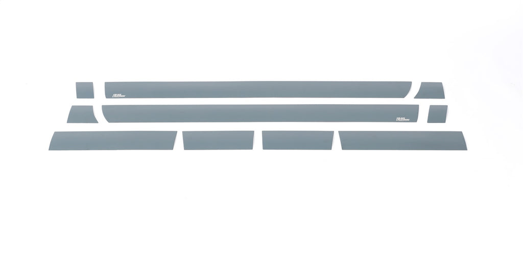 Black Platinum Rocker Panels  -Chevrolet Silverado LD - Standard Cab - 6.8" bed (10 pcs)