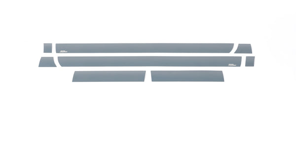 Black Platinum Rocker Panels  -GMC Sierra HD - Regular Cab Dually (8 pcs)