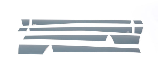 Black Platinum Rocker Panels  -RAM 1500 Reg Cab 8ft LWB - 5.5" Wide ( W/O Factory flares ) 10 pcs Black Platinum Rocker Panels  -RAM 2500/3500 Reg Cab 8 ft LWB - 5.5" wide (W/O Factory flares) 10 pcs