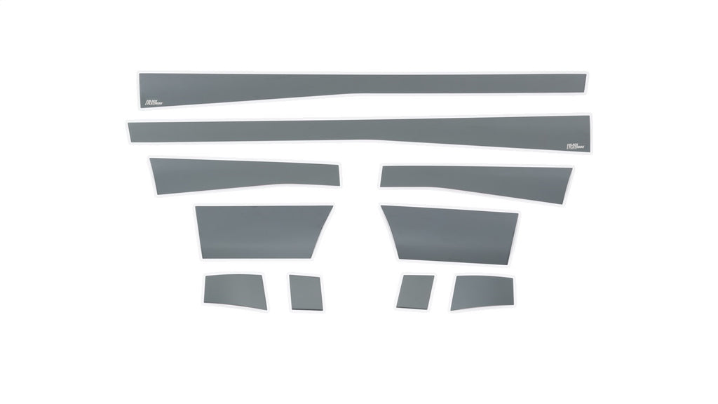 Black Platinum Rocker Panels  -RAM 1500 Reg Cab 6.5 Short Box - 5.5" Wide  (W/O Factory flares) 10 pcs Black Platinum Rocker Panels  -RAM 2500/3500 Reg Cab 6.5 Short Box - 5.5" Wide - (W/O Factory flares) 10 pcs