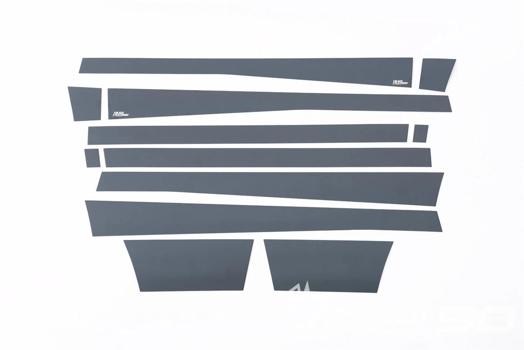 Black Platinum Rocker Panels  -RAM 1500 Crew Cab 8 ft Long Box - 5.5" Wide (W/O Factory flares) 12pcs Black Platinum Rocker Panels  -RAM 2500/3500 Crew Cab 8 ft Long Box - 5.5" (W/O Factory flares) 12 pcs