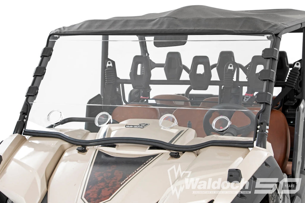 Vented Full Windshield | Scratch Resistant | Yamaha Viking 700