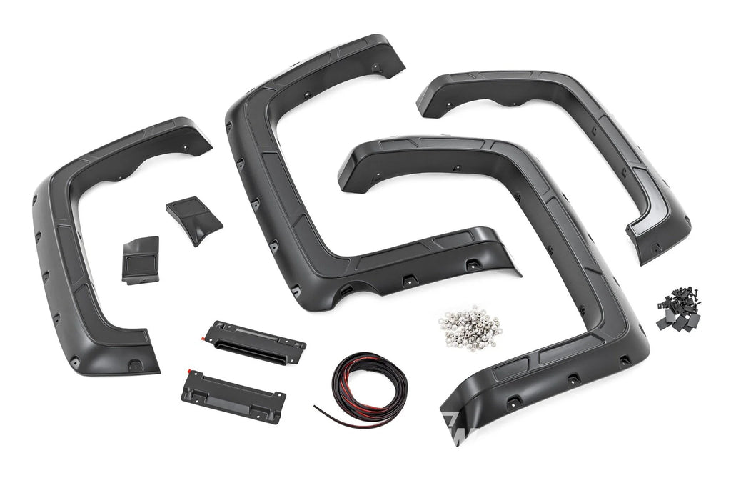 Fender Flares | Defender l 5'9" Bed  | GCN Victory Red | Chevy Silverado 1500 (14-18 & Classic)