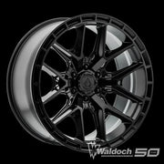 22X10 ARENA BATTLE FLAT BLACK -18ET 6x135