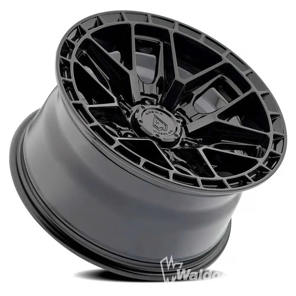 22X12 ARENA BATTLE GLOSSY BLACK -44ET 6x139.7