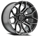 - ARENA COBRA 22X10 6x139.7 -18 4.76 106.1 - TEXTURE GUN METAL MACHINE CLEAR COAT