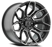 - ARENA COBRA 22X10 6x139.7 -18 4.76 106.1 - TEXTURE GUN METAL MACHINE CLEAR COAT