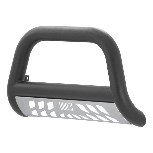 Big Horn 4" Black Aluminum Bull Bar, Select Chevrolet Silverado, GMC Sierra 1500