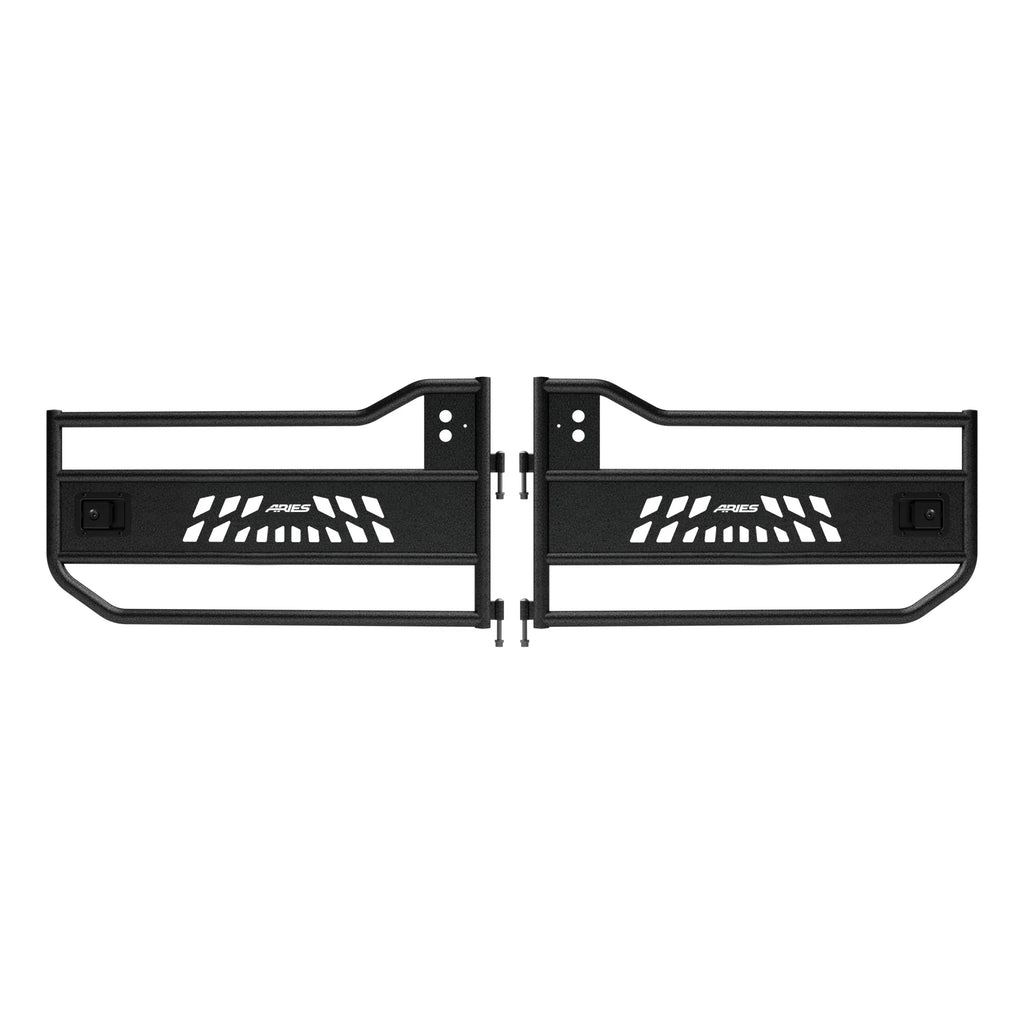 TUBULAR DOOR,FRONT,AL,BLK TEX