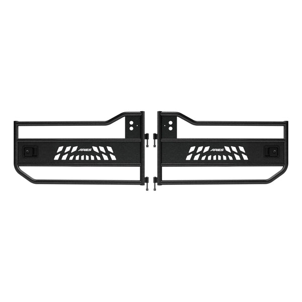 TUBULAR DOOR,FRONT,AL,BLK TEX