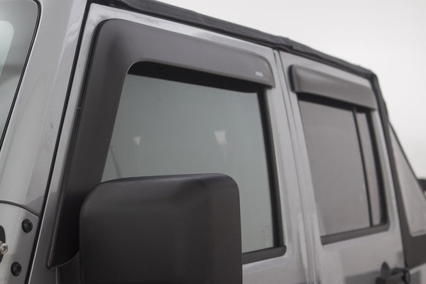 Ventvisor Deflector Matte Black Low Profile Outside Mount 4 pc.
