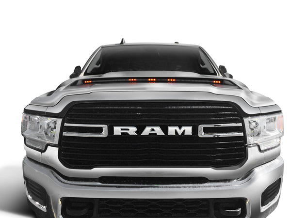 Aeroskin Lightshield Color-Match Hood Protector Bright Silver Metallic