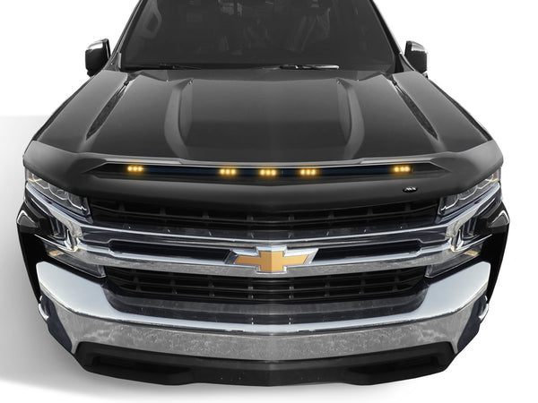 Aeroskin Lightshield Color-Match Hood Protector Black