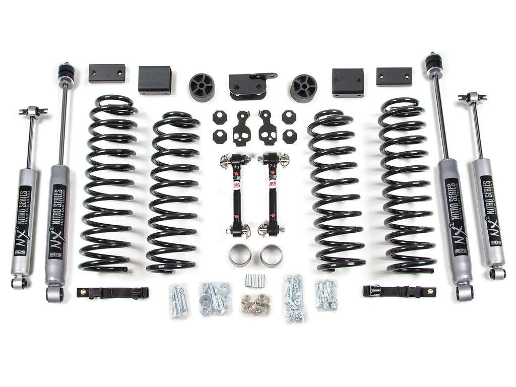 BDS Suspension 3" Suspension Lift Kit 2012-2018 Jeep Wrangler RHD JK 4 Door 1403H