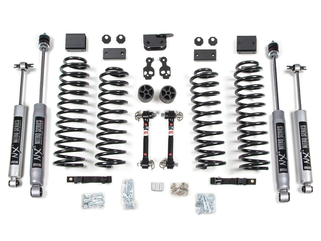 BDS Suspension 3" Suspension Lift Kit 2007-2011 Jeep Wrangler JK 4 Door 1411H