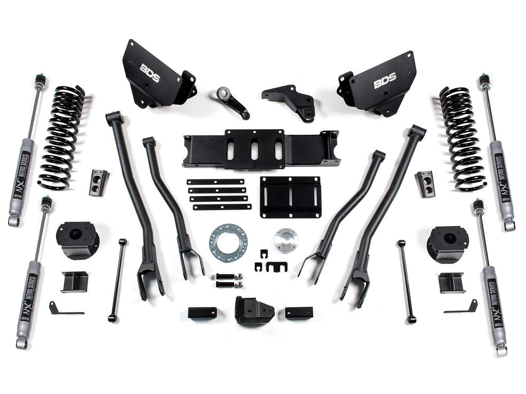 BDS Suspension 5.5" 4-Link Suspension System | 2014-2018 Ram 2500 4WD (Gas) w/ Rear Air Ride 1630H