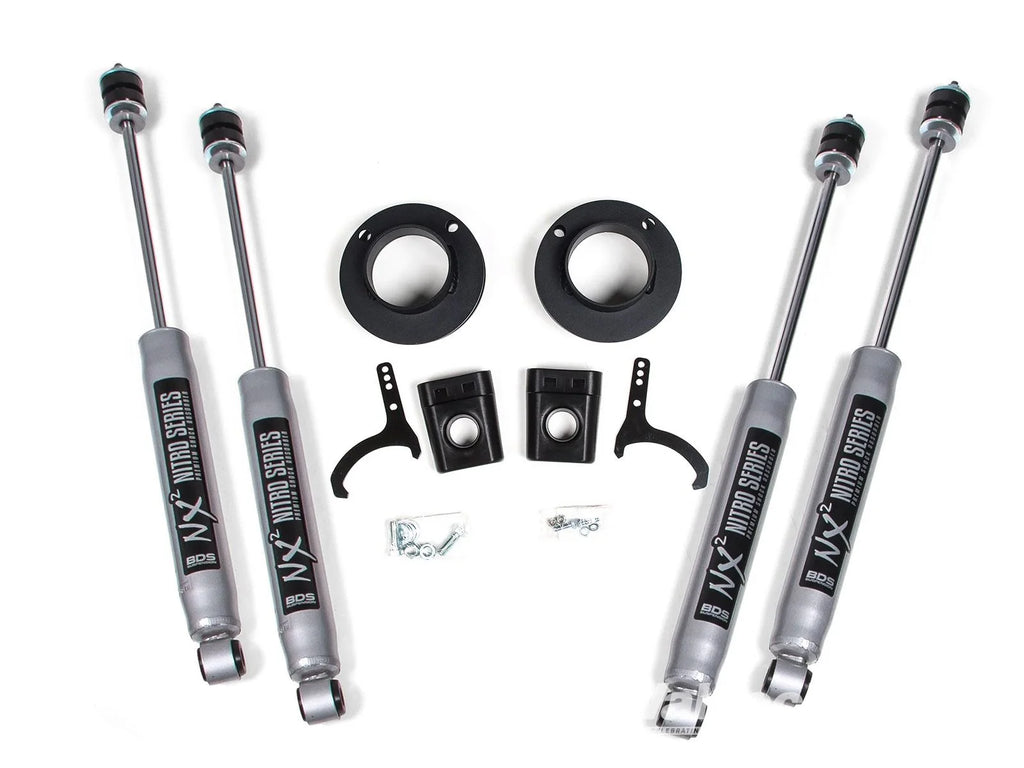 BDS Suspension 2" Leveling Kit | 2014-2018 Ram 2500 4WD | With Rear AirRide 1635H