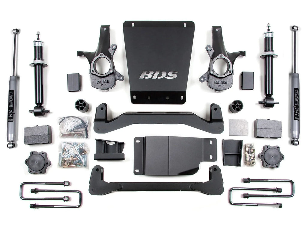 BDS Suspension 6" Suspension Lift Kit 2007-2013 Chevrolet / GMC 1500 Silverado / Sierra 4WD 176H