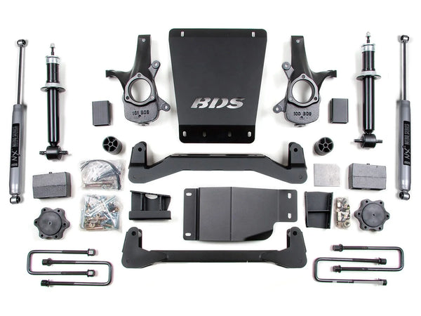 BDS Suspension 6" Suspension Lift Kit 2007-2013 Chevrolet / GMC 1500 Silverado / Sierra 4WD 176H