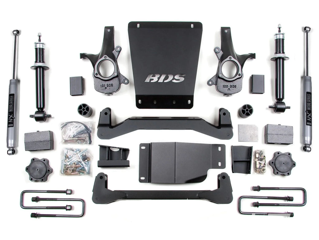 BDS Suspension 4" Suspension Lift Kit 2007-2013 Chevrolet / GMC 1500 Silverado / Sierra 4WD 184H