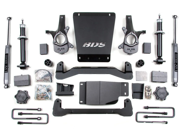 BDS Suspension 4" Suspension Lift Kit 2007-2013 Chevrolet / GMC 1500 Silverado / Sierra 4WD 184H
