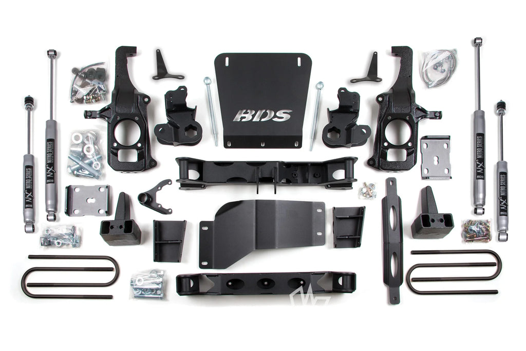 BDS Suspension 6.5" Suspension Lift Kit 2011-2019 Chevrolet/GMC 2500/3500 196H