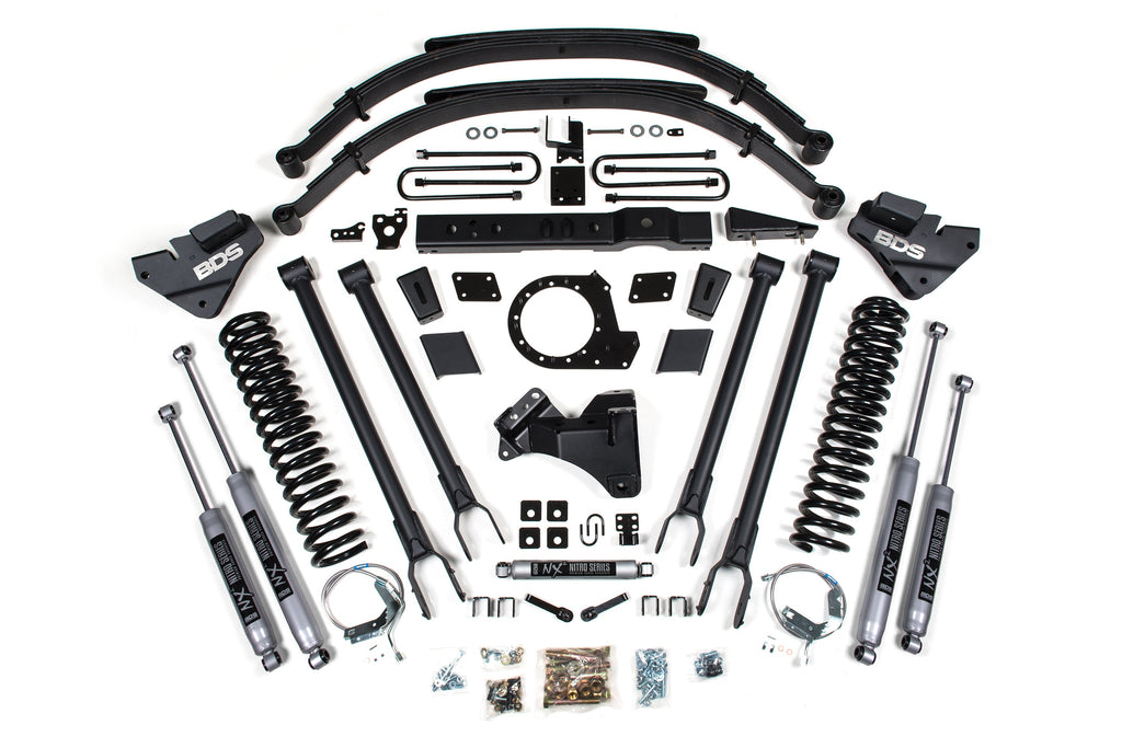 BDS Suspension 8" 4-Link Arm Suspension System 2017-2019 Ford F250/F350 4WD | Diesel Only 1541H