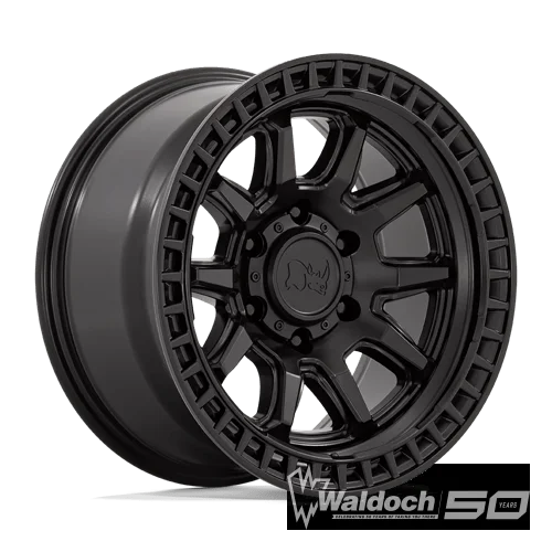 BR CALICO 17X8.5 5X4.5 72 M-BLK +34