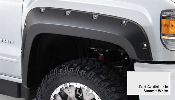 Fender Flares Pocket Style-Color Summit White Smooth Finish 4 Pc