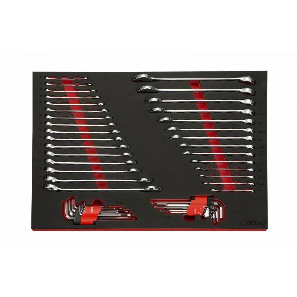 Metric and SAE Master Tool Set | Starter, 222-Pieces Boxo USA - BXE005C-R2