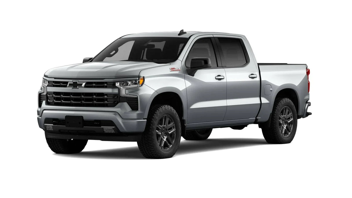 2026 CHEVY SILVERADO 1500 CREW 5.5' 2.7L TURBOMAX 1CX CUSTOM STERLING GRAY METALLIC (GXD) BLACK CLOTH INTERIOR