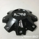 ION WHEEL CENTER CAP - BLACK WITH ION CHROME LOGO