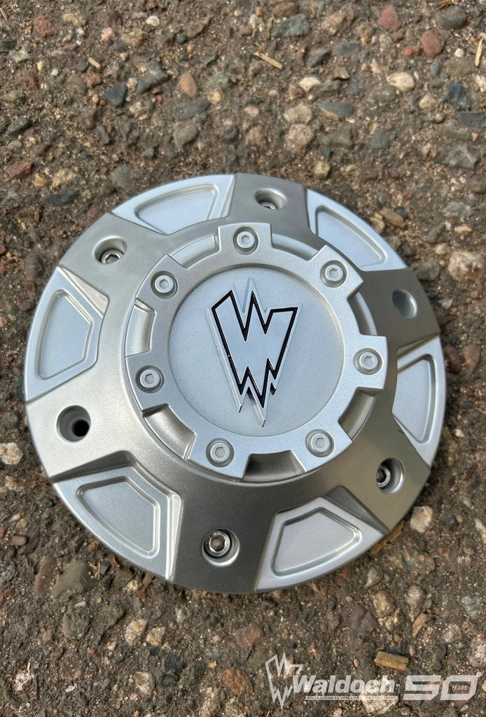 WALDOCH CENTER CAP 6 LUG, 7'' DIAMETER, SILVER, CAP3072-61397-03-S(W)