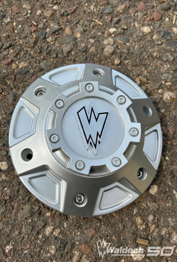 WALDOCH CENTER CAP 6 LUG, 7'' DIAMETER, SILVER, CAP3072-61397-03-S(W)