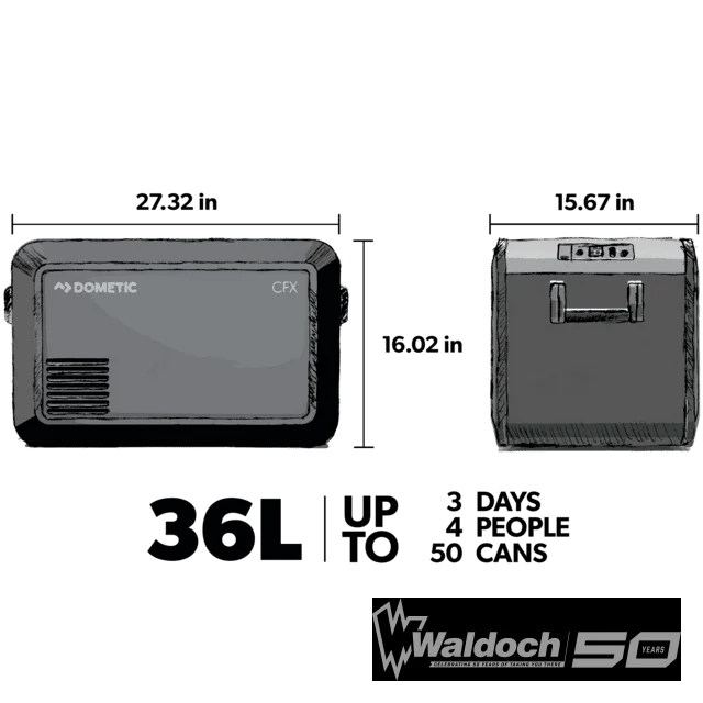 Dometic 9600024617 -D65A Portable Fridge/Freezer