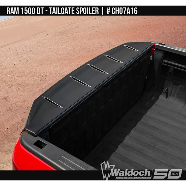 2019-2023 Dodge RAM 1500 Tailgate Spoiler  Painted  Satin Black Install Ready