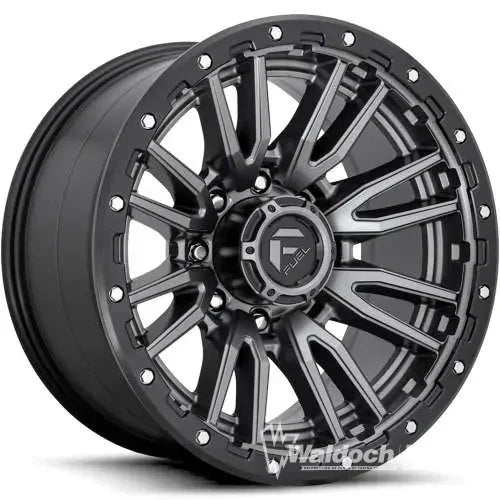 REBEL 22X10 MATTE GUN METAL BLACK BEAD RING 8X170 125.1 GDB -18