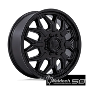 FLUX DRW 20X8.25 8X200 +104 BLK-OUT (DF)